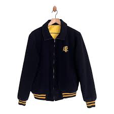 Vintage Polo Sport Reversible Letterman Jacket size... | Depop