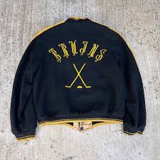 1970's Bruins Hockey Varsity Jacket Small – Little Chum Vintage