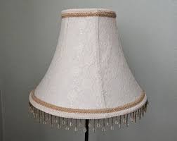 Fancy Lace Lampshade With Beads, Victorian Lampshade ...
