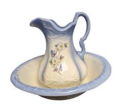 Antique Vintage Pitcher And Wash Basin | eBay