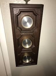 Vintage Springfield Wall Barometer Thermometer Humidity ...