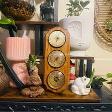 Vintage Weather station barometer thermometer... | Depop