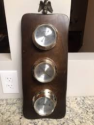 Vintage Springfield Thermometer Barometer Humidity Meter ...