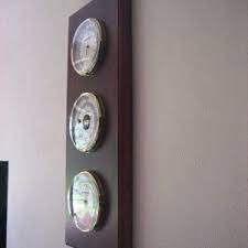 Vintage Working Weather Station, Seth Thomas Temperature ...