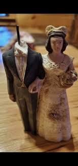 Vintage Wedding Dolls. 1 Doll was used on Car. Other on Cake | eBay