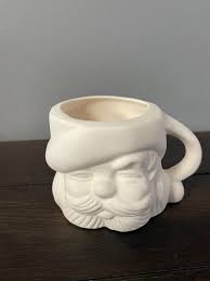 Ready to paint ceramic Santa cup | MakerPlace by Michaels
