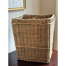 Large Mid-20th Century French Country Storage Basket | Chairish