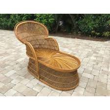 Vintage wicker peacock lounge chair for Sale in West Palm Beach, FL - OfferUp