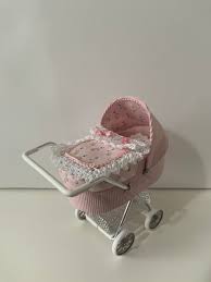 DOLLS HOUSE 1/12th Scale Modern Dolls House Pram/stroller ...