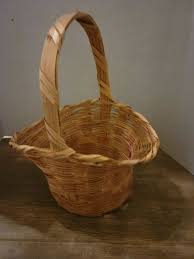 Vintage Handmade Mexican Bonnet Style Easter Basket MCM 1950 ...