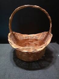 Vintage 1960's Easter Basket Handmade Mexican Bonnet Style ...