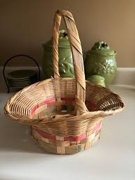 Vintage Wicker Easter Basket - Etsy Israel