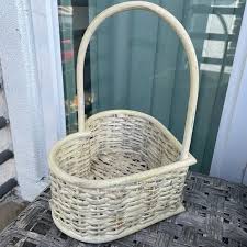 Storage & Organization | Vintage Heart Shape Wicker Basket ...