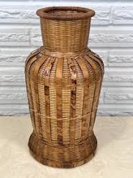 Vintage Wicker Vase | eBay