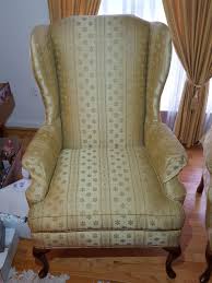 Pair Clyde Pearson Furniture Wingback Chairs | EstateSales.org