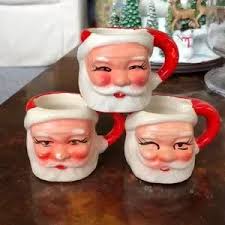 Dining | Mini Santa Mugs Vintage | Poshmark