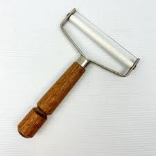 Vintage Cheese Slicer Wooden Handle Plastic Roller and Wire - Etsy