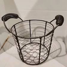 Metal Basket with Handle | eBay