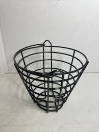 Metal Wire Golf Ball Bucket w/Handle-Practice/Hitting~ Egg Basket, Etc. 7.25" H | eBay