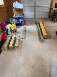 Building elevated beds on wheels for gardening