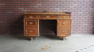 Antique Desk ~ Desk ~ Writing Desk ~ Vintage Desk ~ Leather ...