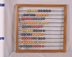 Vintage abacus with oak frame; 14909-049 - R.H. Lee & Co ...