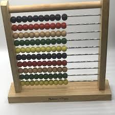 Melissa & Doug Abacus - Classic Wooden Educational Counting ...