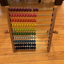 Ikea Toddlers Kids Abacus MULA Wooden Counting Colors ...