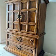 Mid-Century Henredon Furniture Two Door Armoire with Drawers for Sale in Port St. Lucie, FL - OfferUp