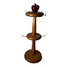 Vintage Wood Apple Themed Mug Tree | eBay