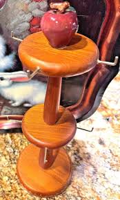 Vintage 8-cup Holding Carousel 2 Levels Turn Jewelry ...