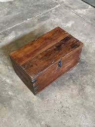 Vintage Wooden Large Size Storage Chest Box Original Hand Crafted Metal Fitted | eBay