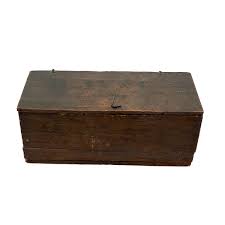 Antique Wire Hinged Box Stenciled with Monogram and Black – critical EYE Finds