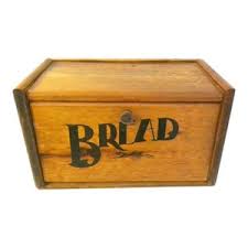 1980s Solid Wood Bread Box - Etsy