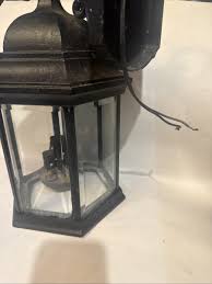 Antique Vintage Cast Iron Street Gate Post Outdoor Light ...