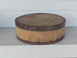 Vintage Wooden Cheese Box With Metal Banding | eBay