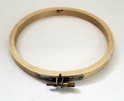 Lot Of Three Round Wood Embroidery Hoops 5" 8" 10" | eBay