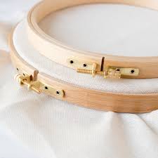 Premium Hardwood Embroidery Hoops - 5/8" Thick - Stitched Modern