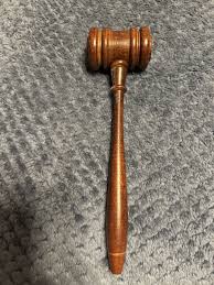 Vintage Wooden Gavel Judge Auctioneer Mallet Collectible（1 ...