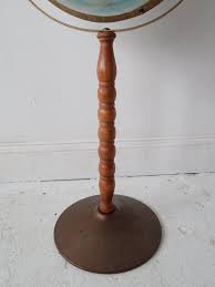 At 1st Sight - Products - Vintage Mid Century Modern Standing Replogle World Nation Globe