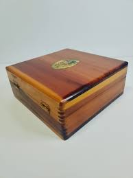 Vintage Cedar Wood Stained Box Maritime Ship Sea Emblem ...