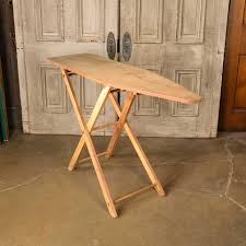 Antique Wood Ironing Board Console Table