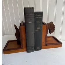Vintage Wooden Scottie Scottish Terrier Bookends | Fun Dog ...