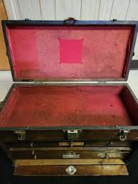 VINTAGE STARRETT WOOD TOOLBOX 9 DRAWER MACHINIST TOOLBOX VERY RARE U.S.A. | eBay