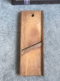 DECORATIVE RARE VINTAGE WOODEN VEGETABLE CUTTER SLICER GRATER MANDOLIN | eBay Australia