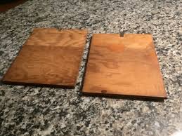 Vintage pair of copper plaques! Hammered copper on wood! 6x8 | eBay