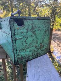 Antique Machinist Wood Tool Box Chest Carpentry Primitive ...