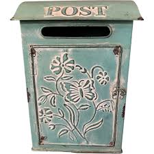Vintage Post Rustic Wall-Mount Letter Box | eBay