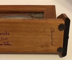 Exotic Sands “Liquid Sand Art” by William Taber Wood Easel Flip Frame | eBay