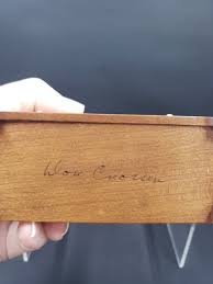 Don Cnossen Dollhouse Miniature Cherry Wood Chest Trunk with Working Drawer 1:12 | eBay